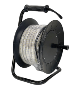 BrightSolar 15 m 22500 lm LED-valokela – Kätevä ja tehokas valonauha kelalla – Työmaavalaisin kelarummussa - Image 5