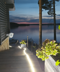 Alternative view of BrightSolar 15 m 22500 lm LED-valokela – Kätevä ja tehokas valonauha kelalla – Työmaavalaisin kelarummussa