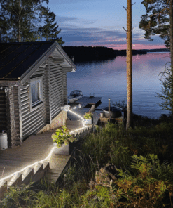 BrightSolar 20 m 30000 lm LED-valokela – Työmaavalaisin kelarummussa – Tehokas ja kestävä valonauha kelalla - Image 4