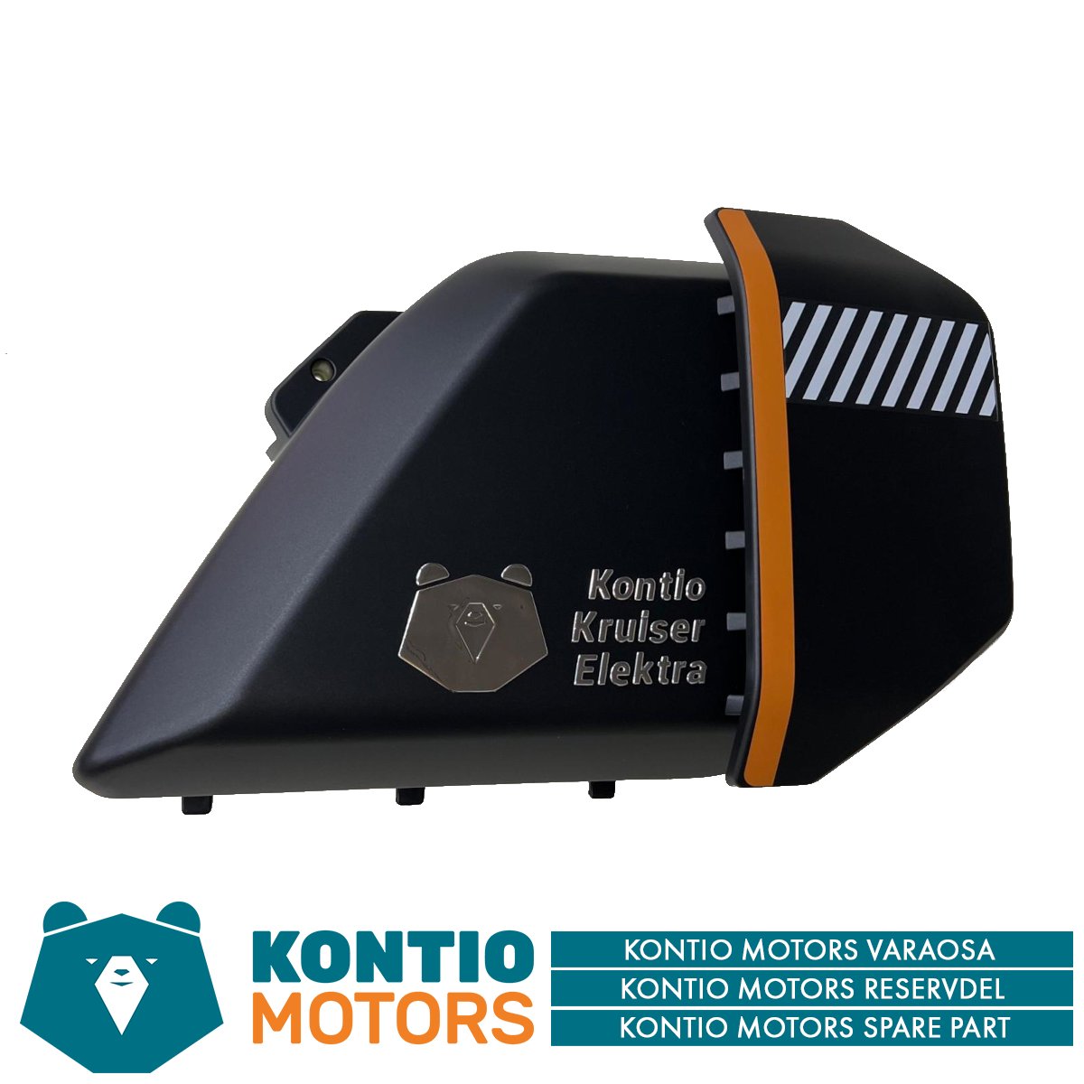 Kruiser Elektra/Forte: Istuimen alapuoleinen kate vasen, musta grafiitti - Image 2