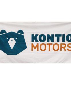 1m x 2m Kontio Motors banderolli