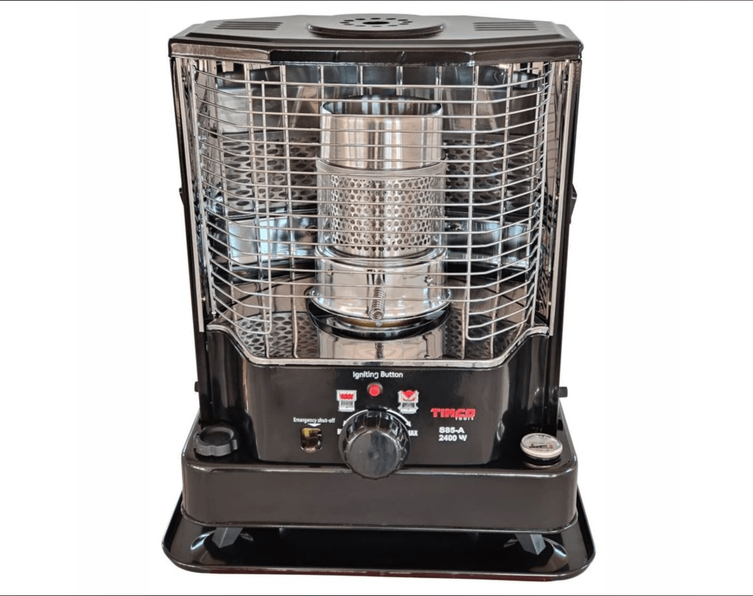 Timco S-85A 2,4kW petroolilämmitin piezolla