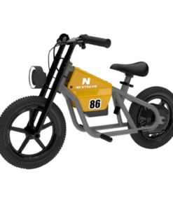 Kelta-harmaa NextGear E-Cruiser Mini+ sähkötasapainopyörä pyöreällä LED-ajovalolla ja 12 tuuman ilmakumirenkailla