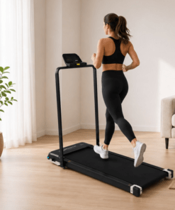 OptiGym M-Pad 2.0 juoksumatto – Innovatiivinen juoksu- ja kävelymatto jalkapohjahieronnalla  – 1–12 km/h, käsituki, max 110 kg - Image 5
