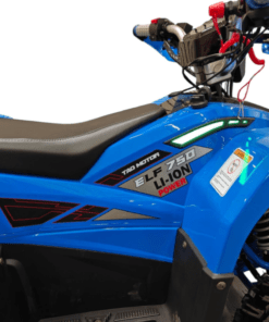 Tao Motor Elf 750 li-ion lasten sähkömönkijä sininen –Turvallinen ja tehokas litiumionimönkijä yli 6-vuotiaille -  1600W / 48V litium, bluetooth-hallinta, tasauspyörästö - Image 3