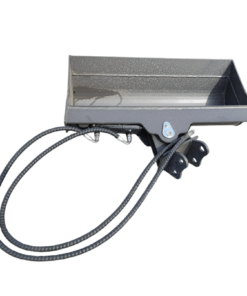Alternative view of Tiermann 80 cm hydraulinen kallistuva kauha S30/150 – Minikaivurin monikäyttöinen kallistuva luiskakauha, 46 kg