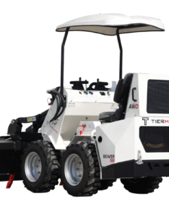 Alternative view of Tiermann Beaver 560 liukuohjattava pienkuormaaja – Monikäyttöinen tehopakkaus, Avant-yhteensopivalla kiinnikkeellä, 23 HP 4x4 kuormaaja, 800 kg nostokyky