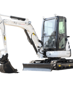 Alternative view of Tiermann CD-350R 3,5 t minikaivinkone – Umpihytillinen tehokas Kubota Euro 5 diesel kaivuri, 3500 kg, levittyvä alusta, S30-pikakiinnike + 3 kauhaa