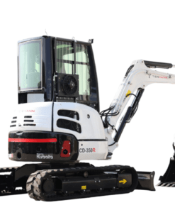 Tiermann CD-350R 3,5 t minikaivinkone – Umpihytillinen tehokas Kubota Euro 5 diesel kaivuri, 3500 kg, levittyvä alusta, S30-pikakiinnike + 3 kauhaa - Image 4