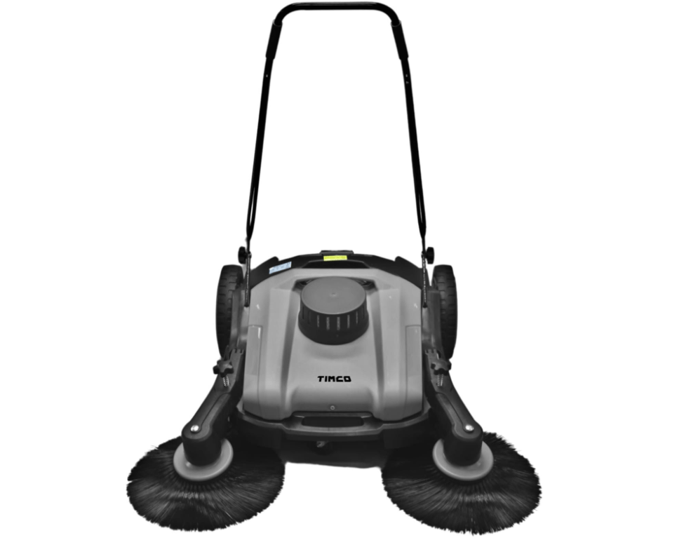 Timco 9850F lakaisukone pölysuodattimella – Tehokas työnnettävä harjalakaisukone vaativaan käyttöön ja suurille pinnoille - 98 cm työleveys, 50 L säiliö - Image 3
