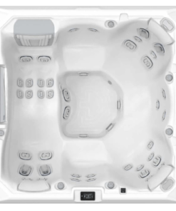 Alternative view of Wellis Atlas Life Essential SCAND ulkoporeallas – Laadukas 6 hengen poreallas, 43 suutinta, Infinity-suuttimet, vesiputous, valaistus