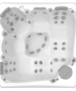 Wellis Palermo Life WiFi SCAND ulkoporeallas – Ylellinen 5 hengen poreallas, 2 makuupaikkaa, älykäs WiFi-ohjaus, 2x 3 HP pumput - Image 3