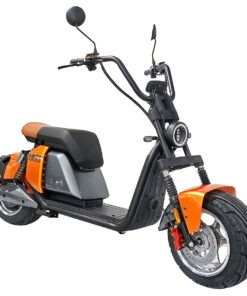 Alternative view of Kruiser Elektra Oranssi Grafiitti 1,2kWh akulla