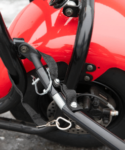 Kontio Motors Tavarankuljetuskärry Kuomulla, Punainen – Kruiser & Premium Pack -yhteensopiva - Image 5