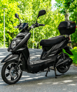 e-Scooter 2.0, Black 1,4kWh litium akku ja 3A Laturi - Image 11